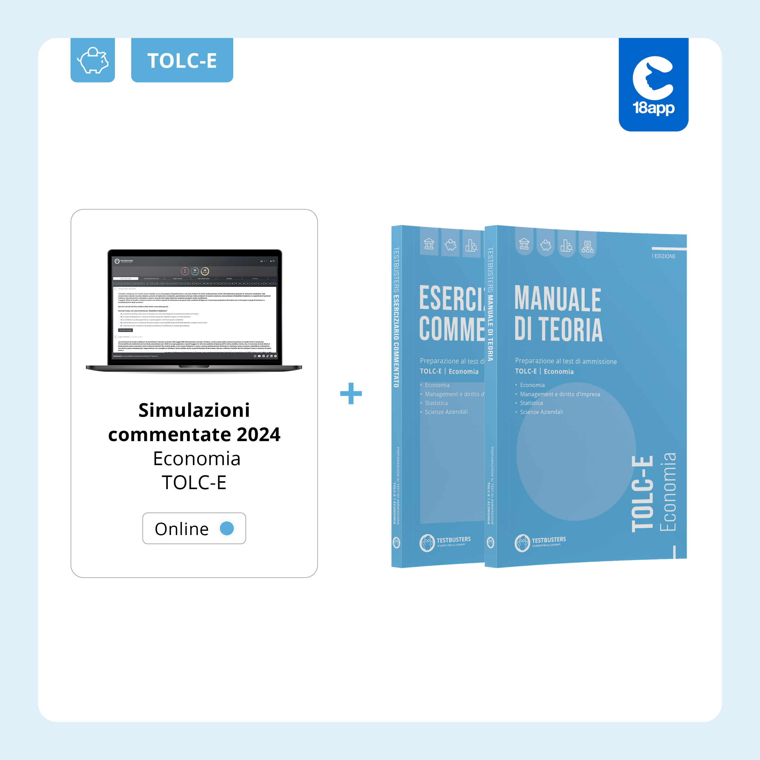 TOLC-I 2024: Kit completo per il test di ammissione a Ingegneria. Con ebook  Superare le Prove a Test in omaggio.